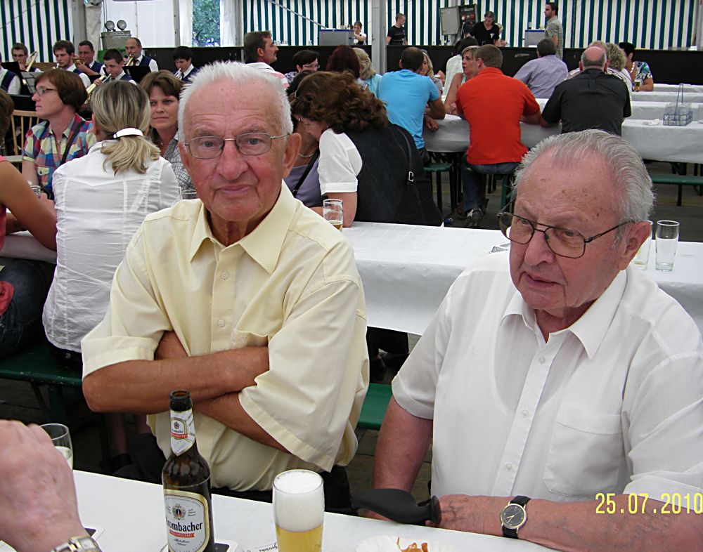 17 Mit unsere aeltesten Mitglieder Albert Schmallenbach und Altbrudermeister Heinz Wagner