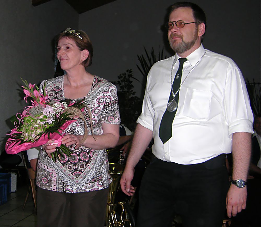 18 Das neue Kaiserpaar Kai-Uwe und Martina Herzog